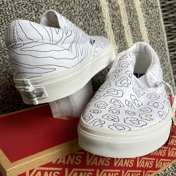 Vans Classic Slip-On U-Paint Leopard/Zebra WMNS - Picture 11 of 16